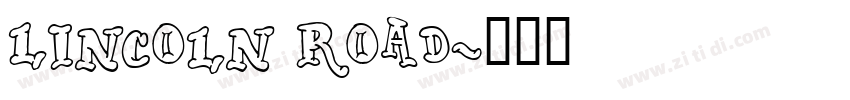 Lincoln Road字体转换